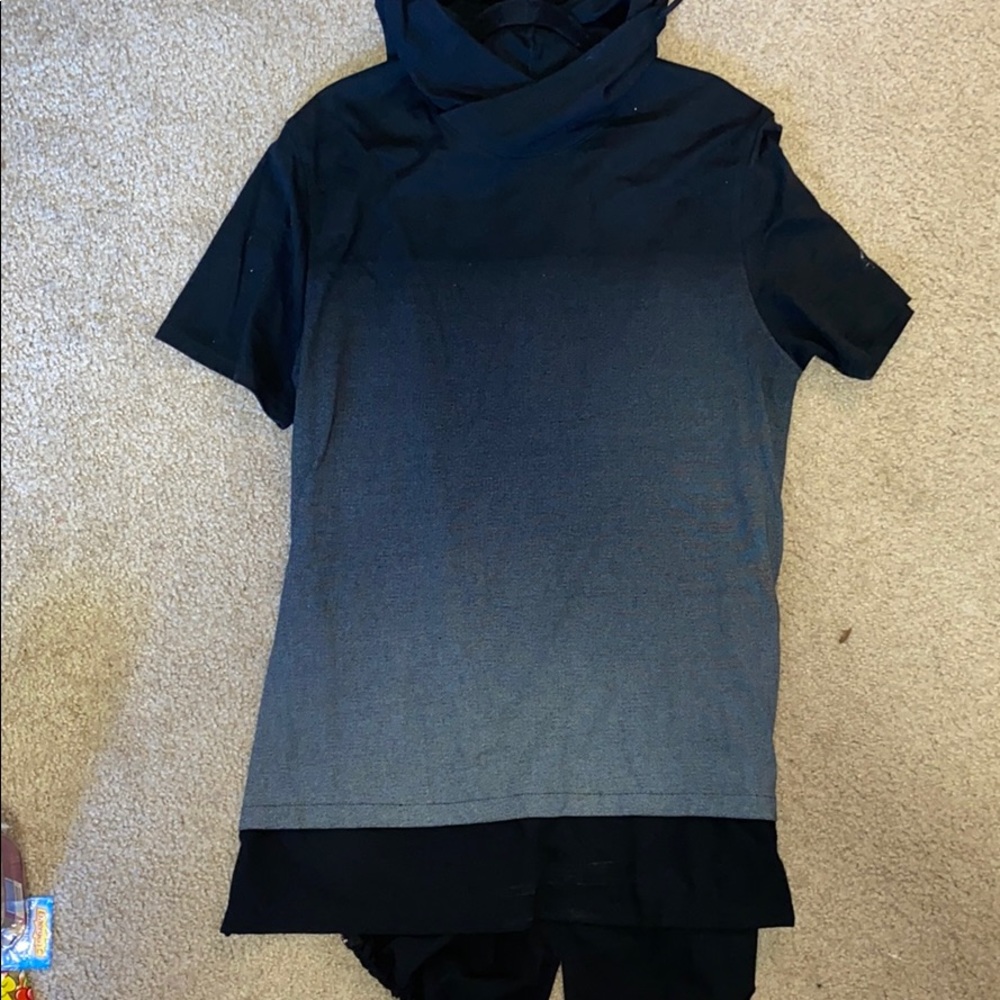 Footlocker brand shirt with hoodie